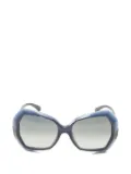 CHANEL Pre-Owned 1986-1988 Coco Mark sunglasses - Blue