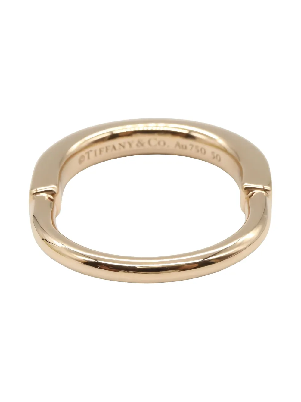 Tiffany & Co. Pre-Owned 18K rose gold Lock ring | Pink | Image 1
