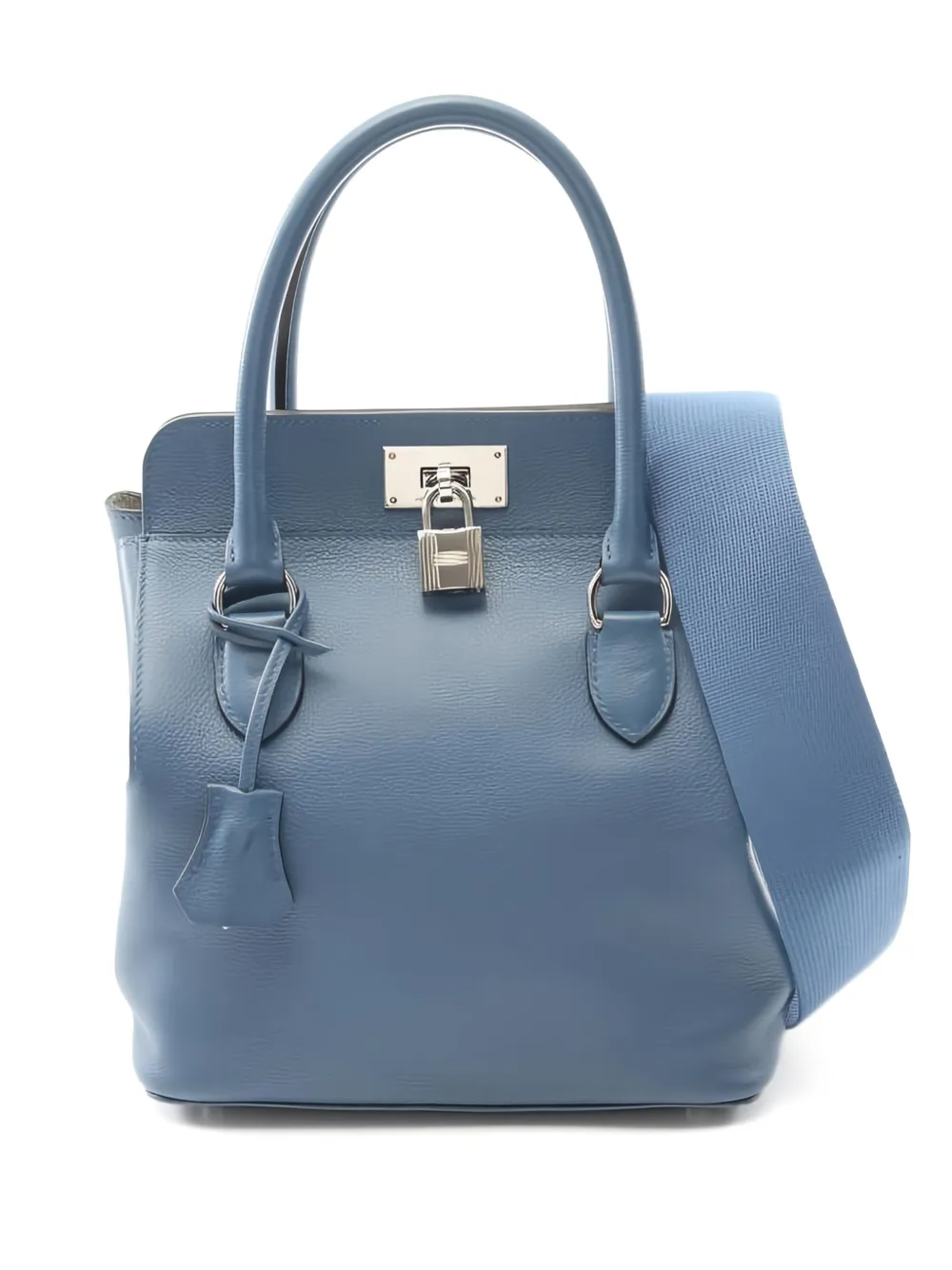 Hermès Pre-Owned Toolbox 26 two-way handbag - ブルー Hermès Pre-Owned Toolbox 26 two-way handbag - ブルー