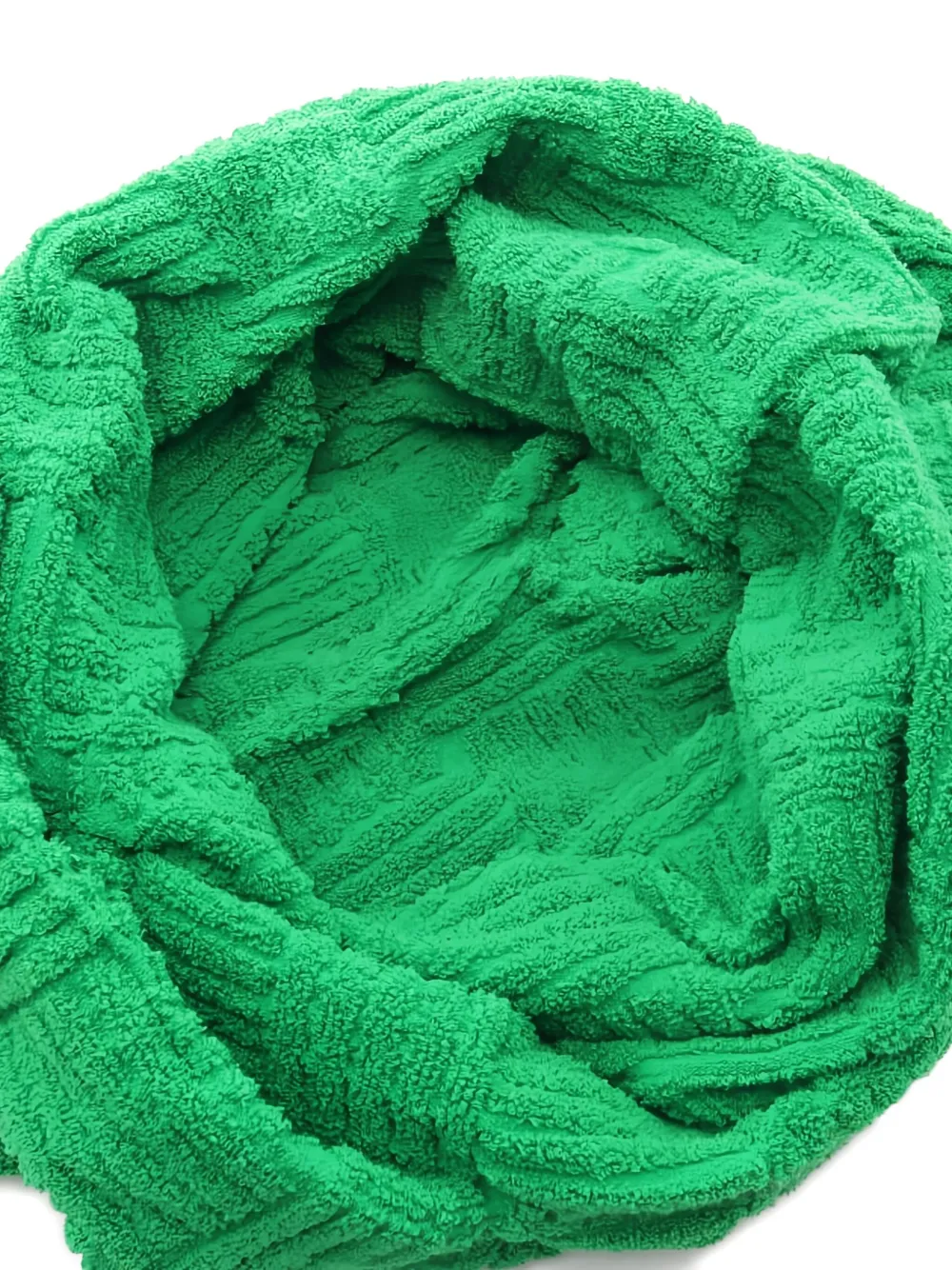 Pre-owned Bottega Veneta Intrecciato Jacquard Tote Bag In Green
