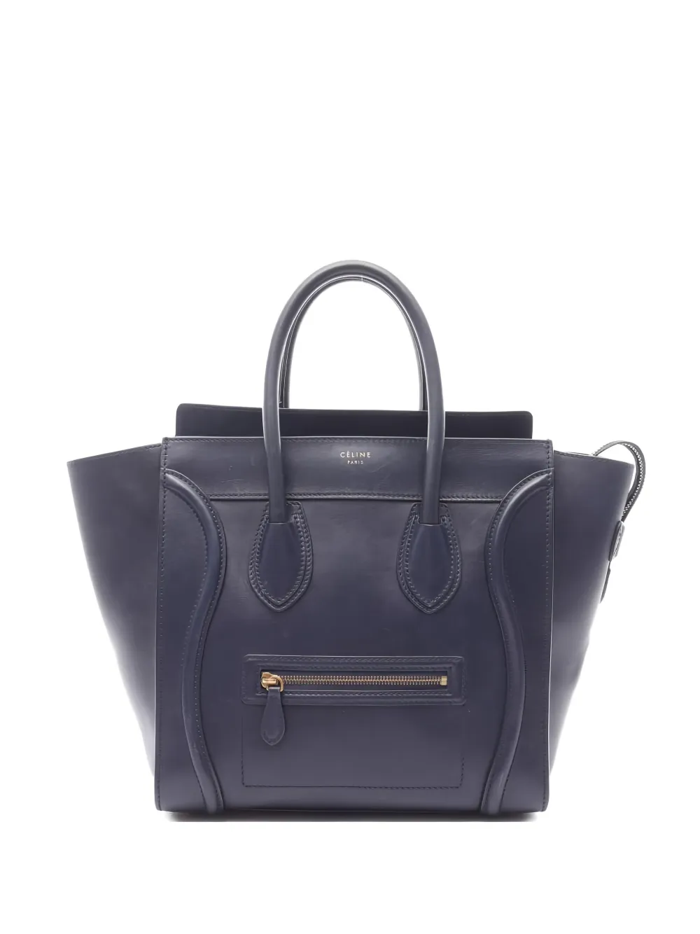 Celine Pre-Owned 2000s ミニ ラゲージ ハンドバッグ - ブルー Celine Pre-Owned 2000s ミニ ラゲージ ハンドバッグ - ブルー