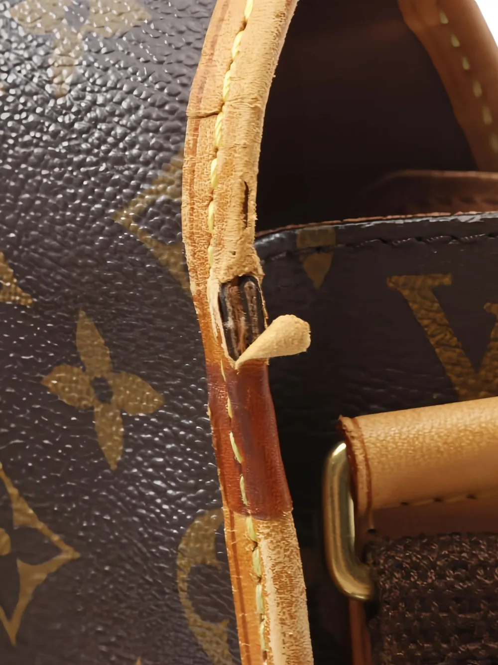 Pre-owned Louis Vuitton 2008 Bosforo Monogram Canvas Messenger Bag In Brown