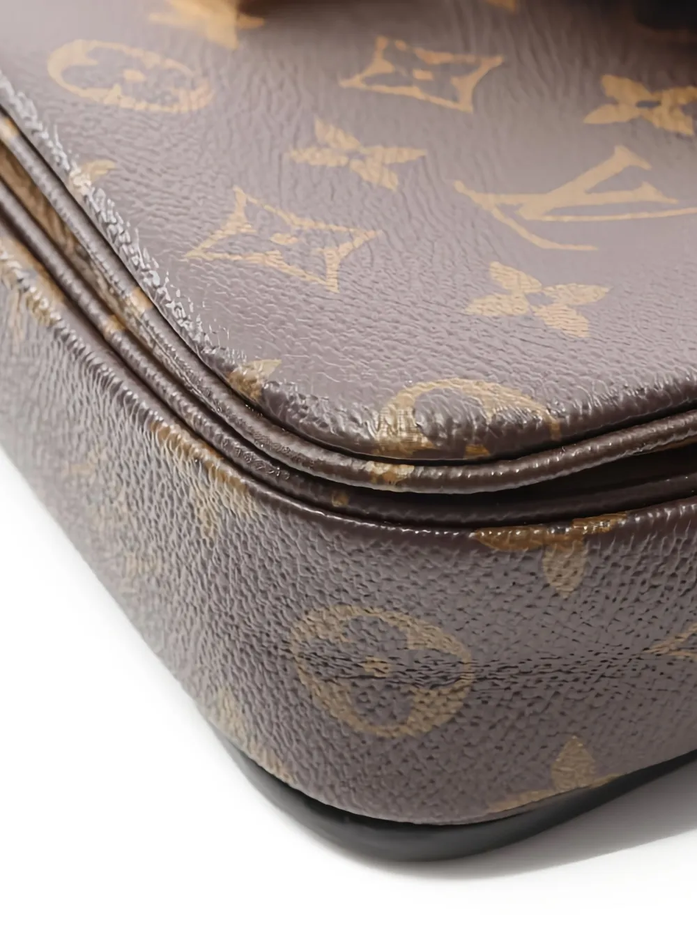 Pre-owned Louis Vuitton Pochette Metis Mm Two-way Handbag In Brown