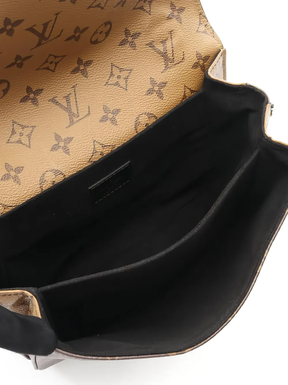 Pre-owned Louis Vuitton Pochette Metis Mm Two-way Handbag In Brown