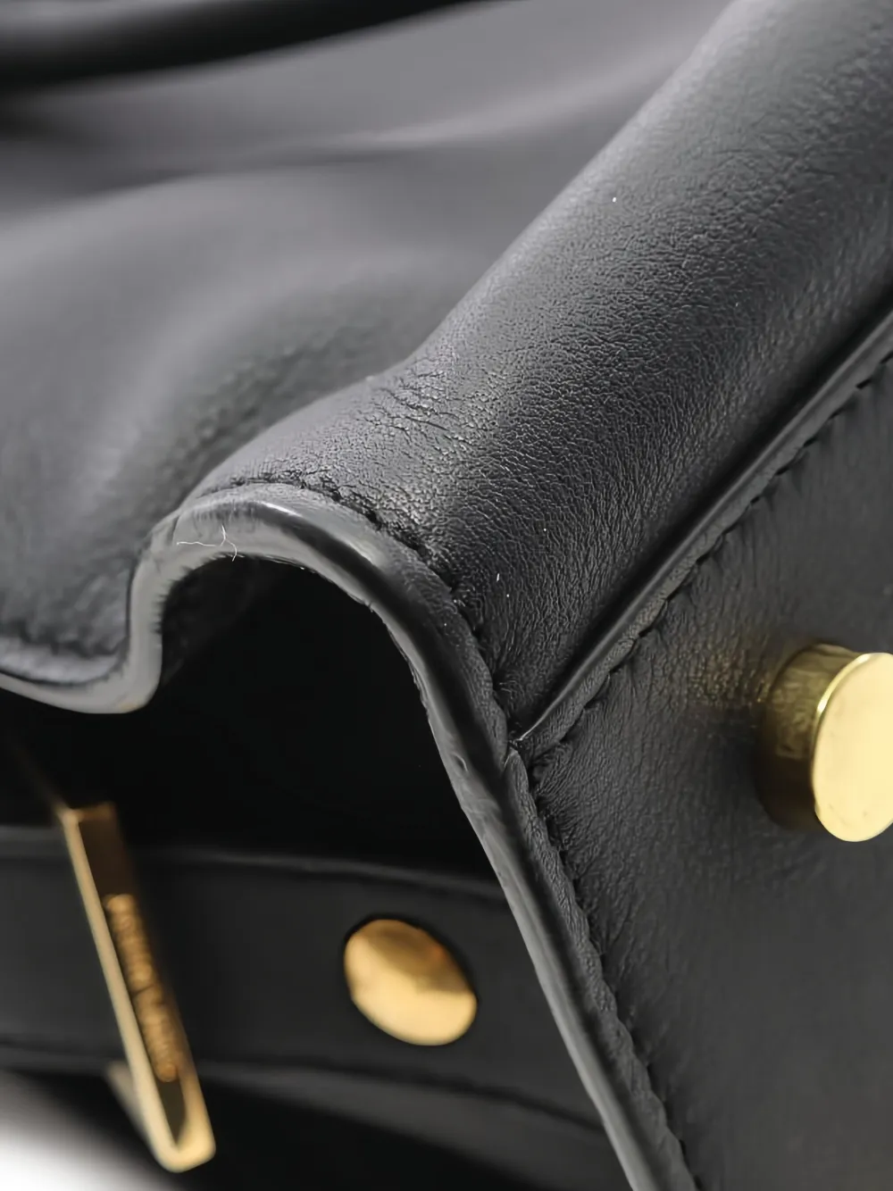Pre-owned Saint Laurent 2010s Baby Cabas Tote Bag In Black