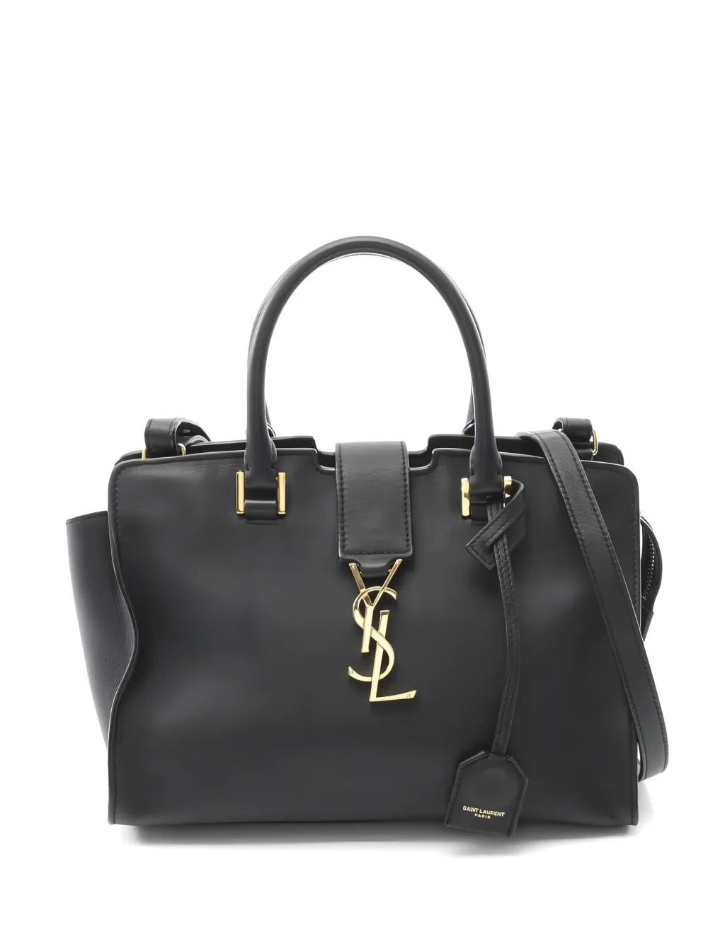 Saint Laurent Pre-Owned 2010s Baby Cabas tote bag - ブラック Saint Laurent Pre-Owned 2010s Baby Cabas tote bag - ブラック