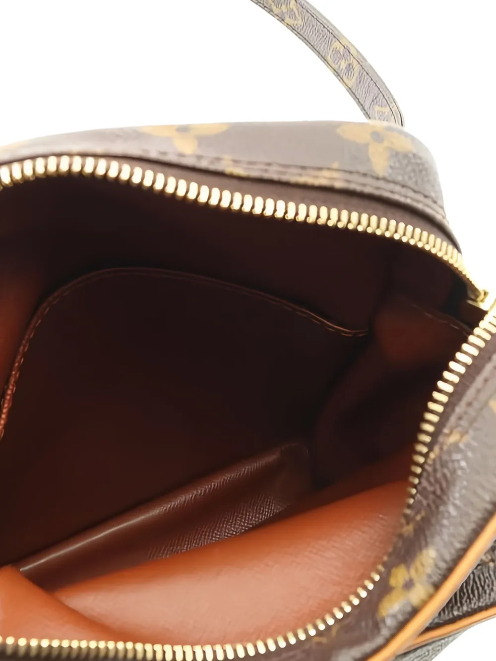 Pre-owned Louis Vuitton 2001 Monogram Amazon Cross Body Bag In Brown