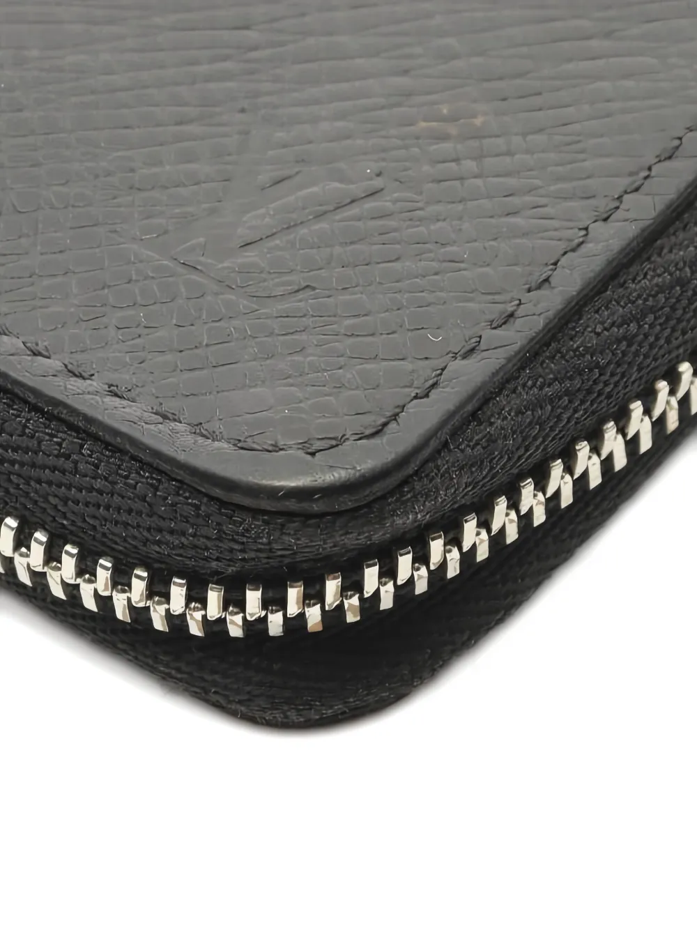 Pre-owned Louis Vuitton Leather Coin Purse In Black