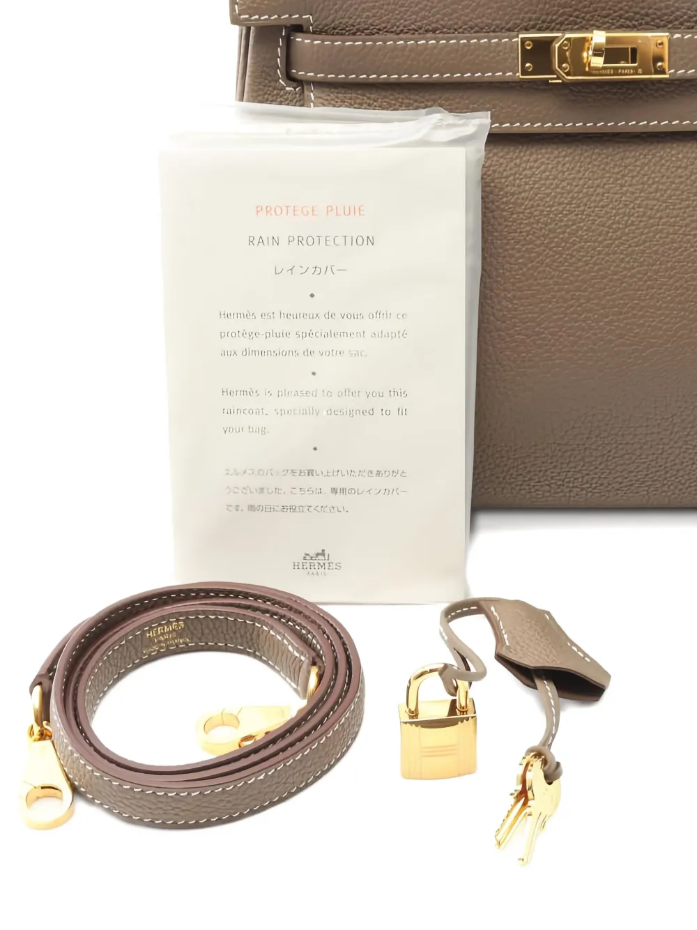 Pre-owned Hermes Kelly 25 Two-way Handbag In Brown