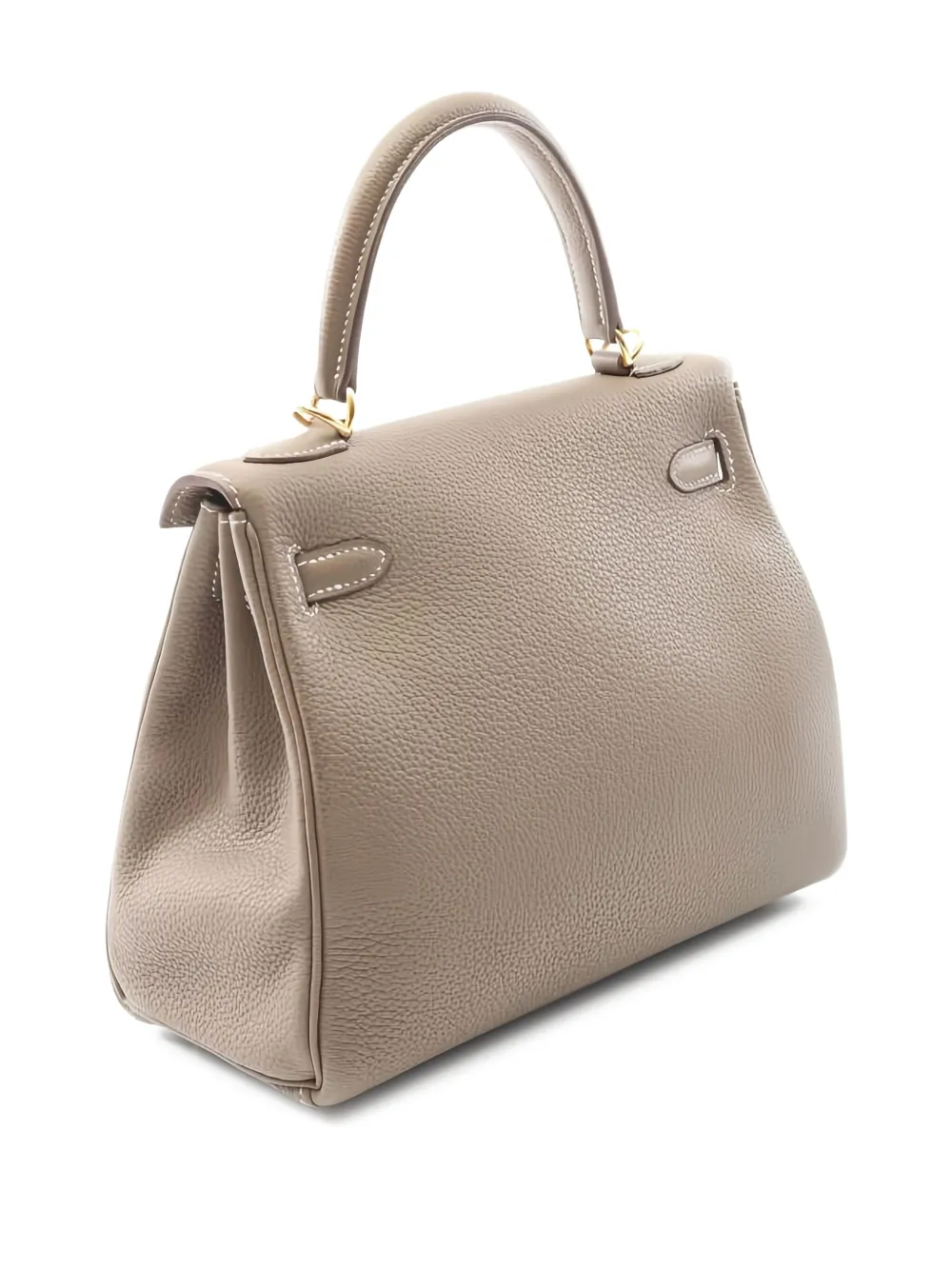 Pre-owned Hermes Kelly 25 Two-way Handbag In Brown