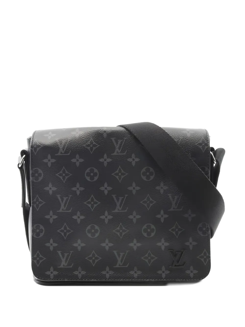 Louis Vuitton Pre-Owned 2018 ディストリクト PM モノグラム ショルダーバッグ - ブラック Louis Vuitton Pre-Owned 2018 ディストリクト PM モノグラム ショルダーバッグ - ブラック