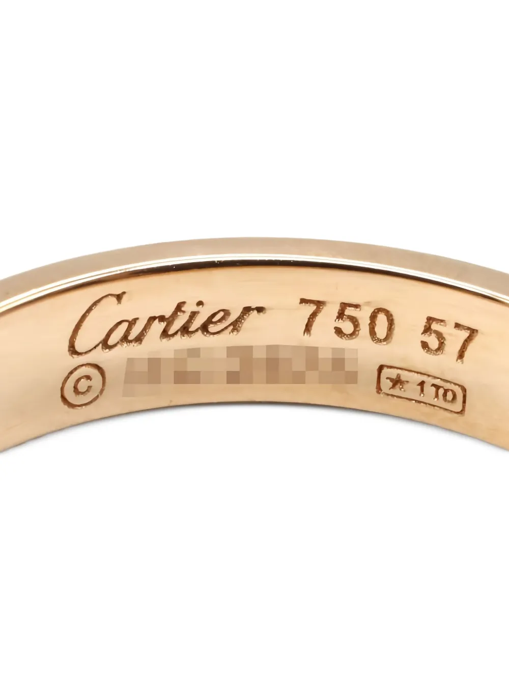 Pre-owned Cartier Mini Love Ring In Gold