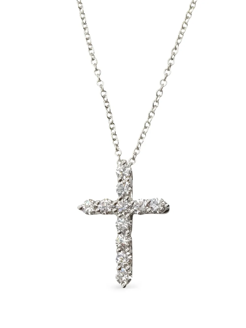Tiffany & Co Eyewear platinum diamond necklace | Silver | Image 1