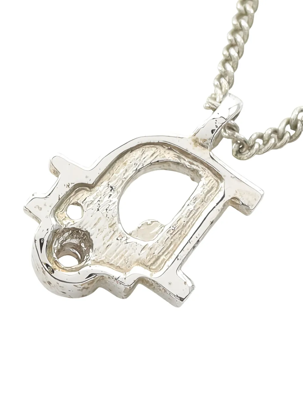 Christian Dior Pre-Owned logo rhinestone necklace | Image 2