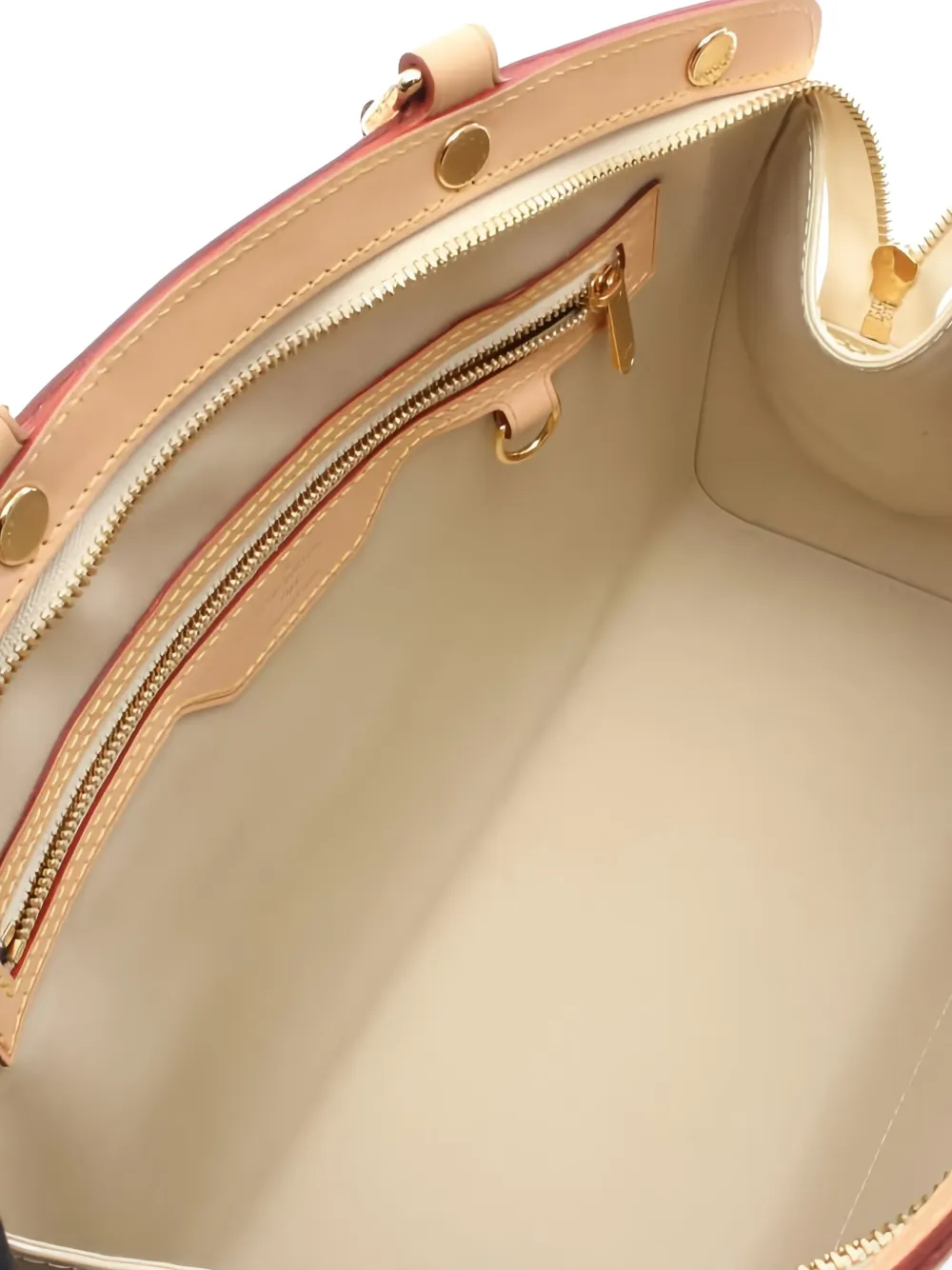 Pre-owned Louis Vuitton 2013 Blair Mm Monogram Embossed Tote Bag In Neutral