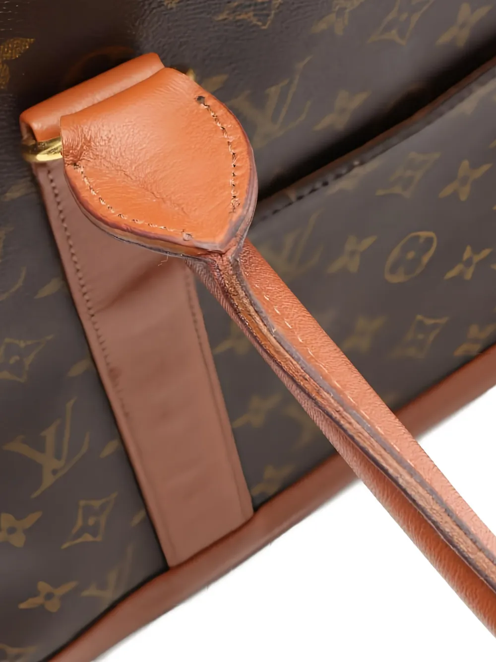 Pre-owned Louis Vuitton 1994 Weekend Pm Monogram Handbag In Brown