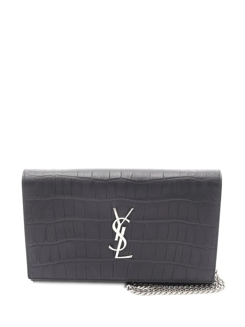 Saint Laurent Pre-Owned monogram wallet - ブラック Saint Laurent Pre-Owned monogram wallet - ブラック