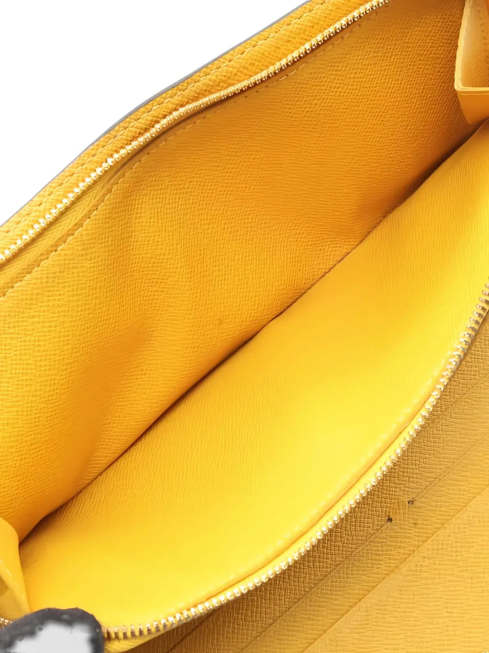 Pre-owned Louis Vuitton Jaune Monogram Wallet In Brown