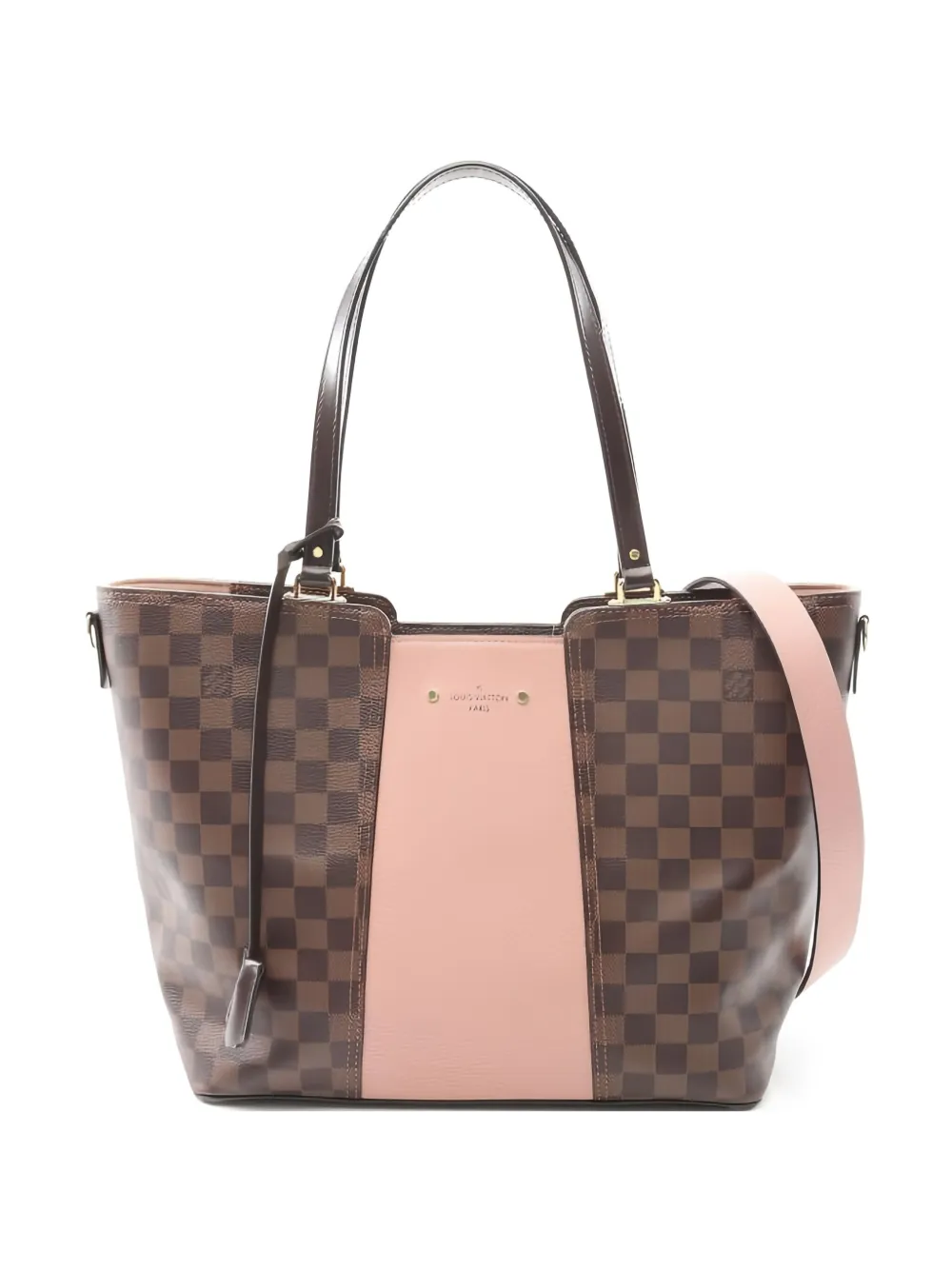 Louis Vuitton Pre-Owned Jersey two-way handbag - ブラウン Louis Vuitton Pre-Owned Jersey two-way handbag - ブラウン