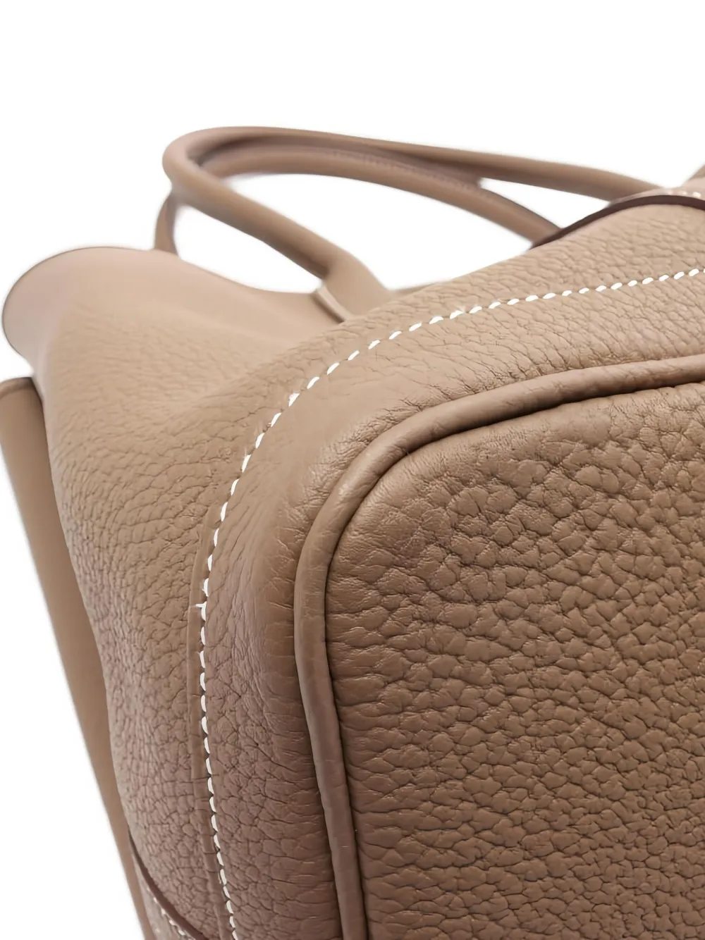 Pre-owned Hermes 2017 Garden Party Pm Tote Bag In Neutral