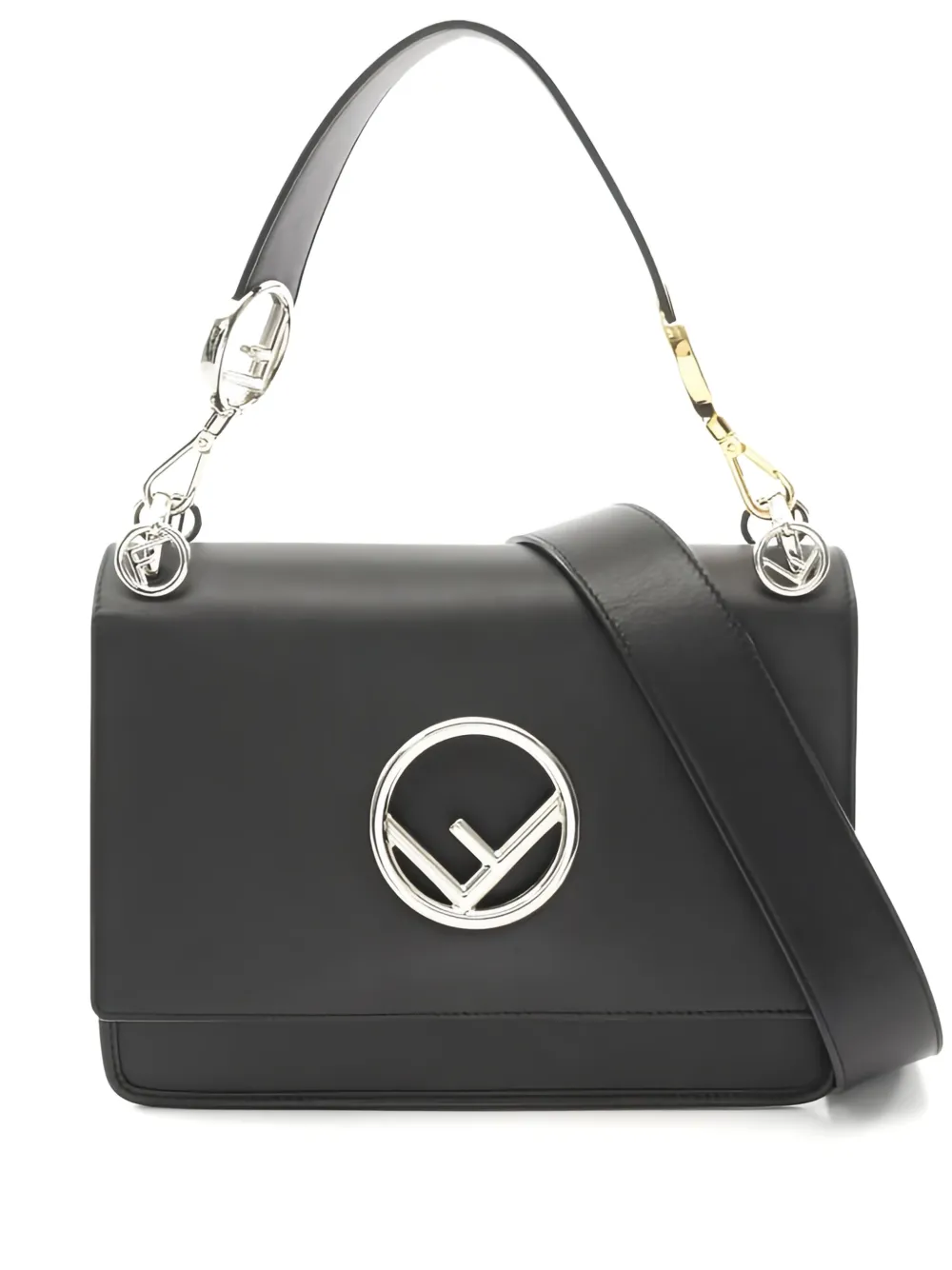 Fendi Pre-Owned Zucca shoulder bag - ブラック Fendi Pre-Owned Zucca shoulder bag - ブラック