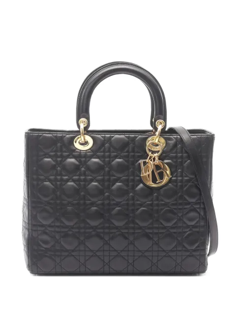 Christian Dior Pre-Owned large Lady Dior two-way handbag