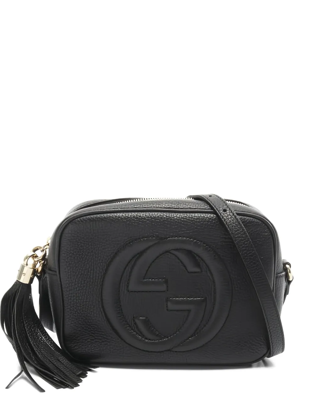 Pre-owned Gucci Soho Shoulder Bag In Black