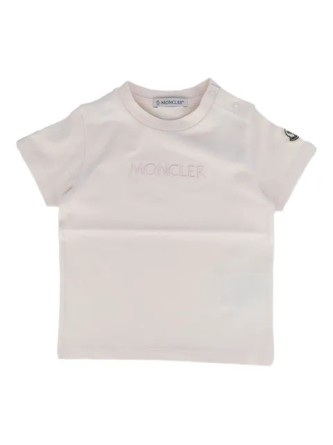 Moncler Enfant playera con logo bordado