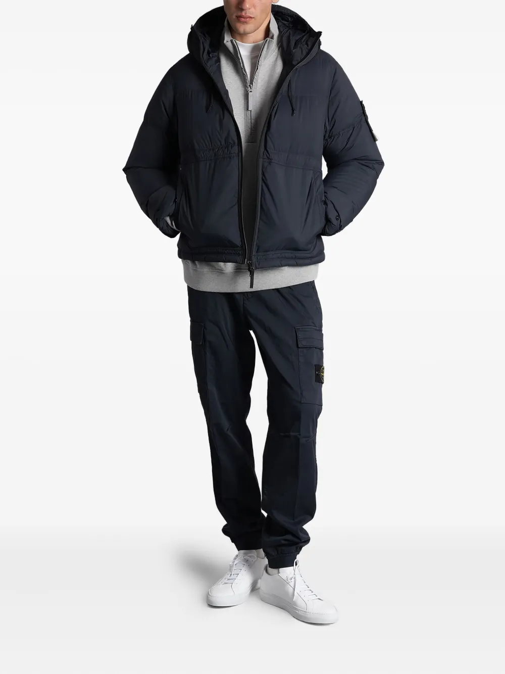 Stone Island zip-up sweatshirt - Grijs