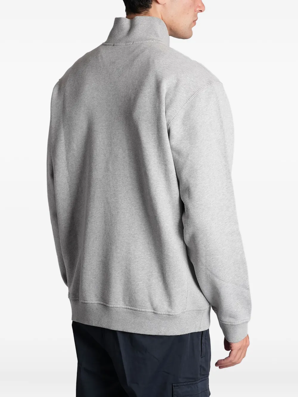 Stone Island Sweater met rits Grijs