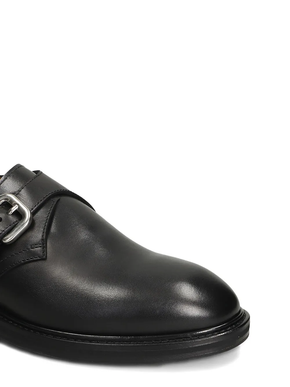 Henderson Baracco Leren gespschoenen Zwart