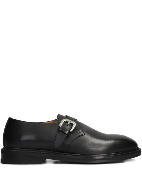 Henderson Baracco buckle-strap leather monk shoes