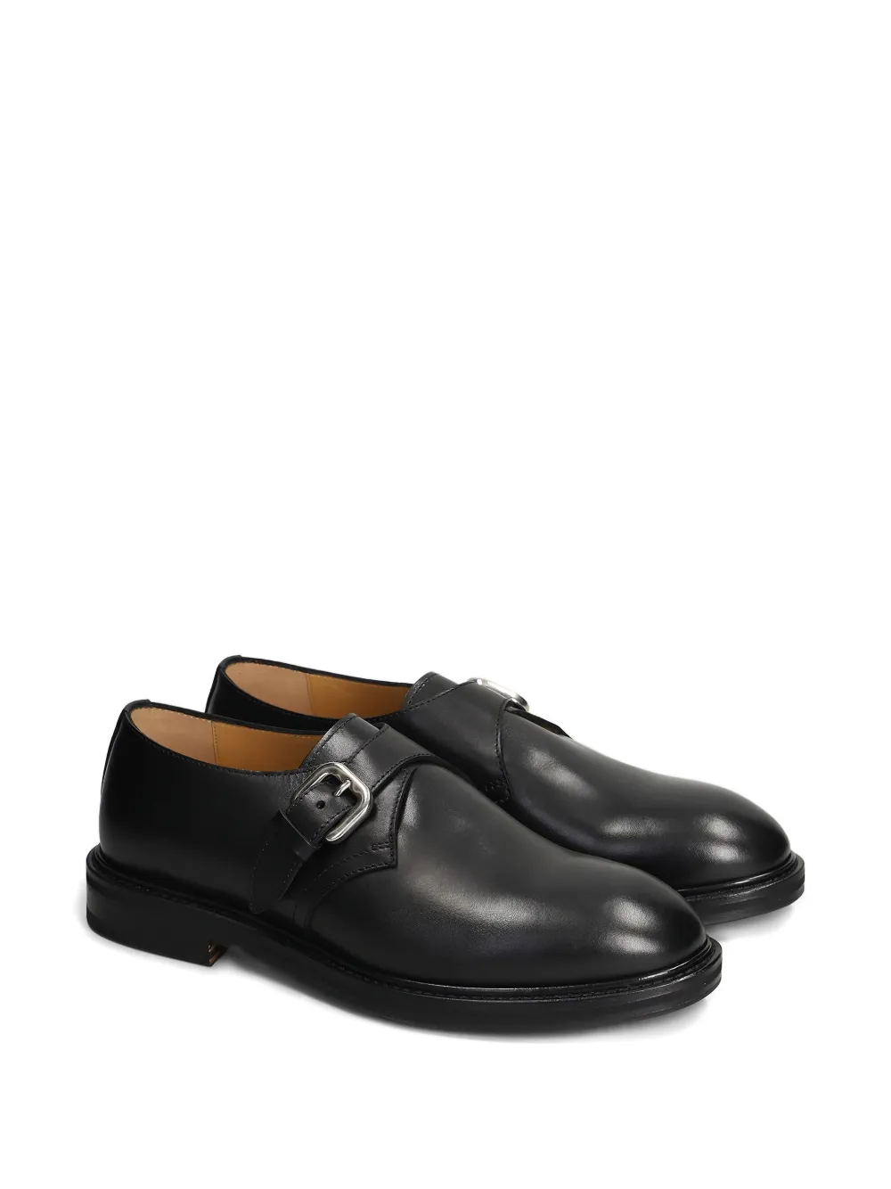 Henderson Baracco buckle-strap leather monk shoes | Image 2