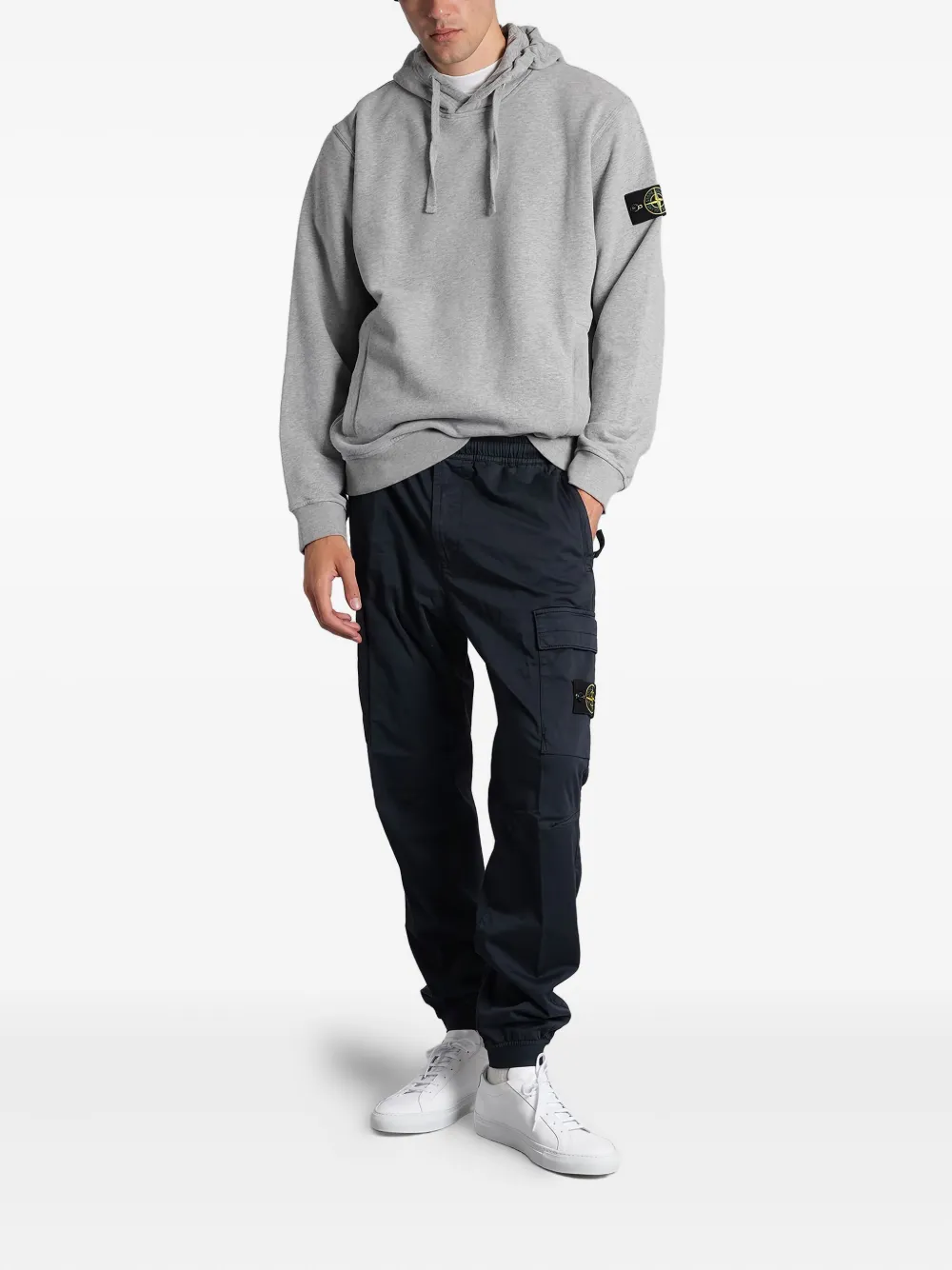 Stone Island Hoodie mit Kompass-Patch | Hoodies & Kapuzenjacken | Image 2
