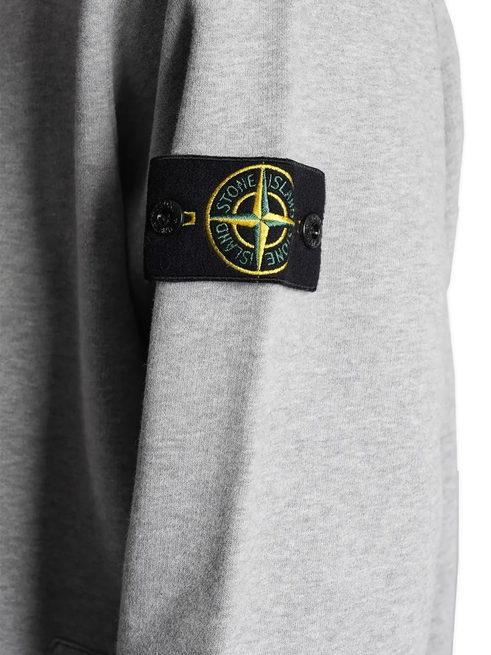 Stone Island Hoodie met Compass-logopatch Grijs