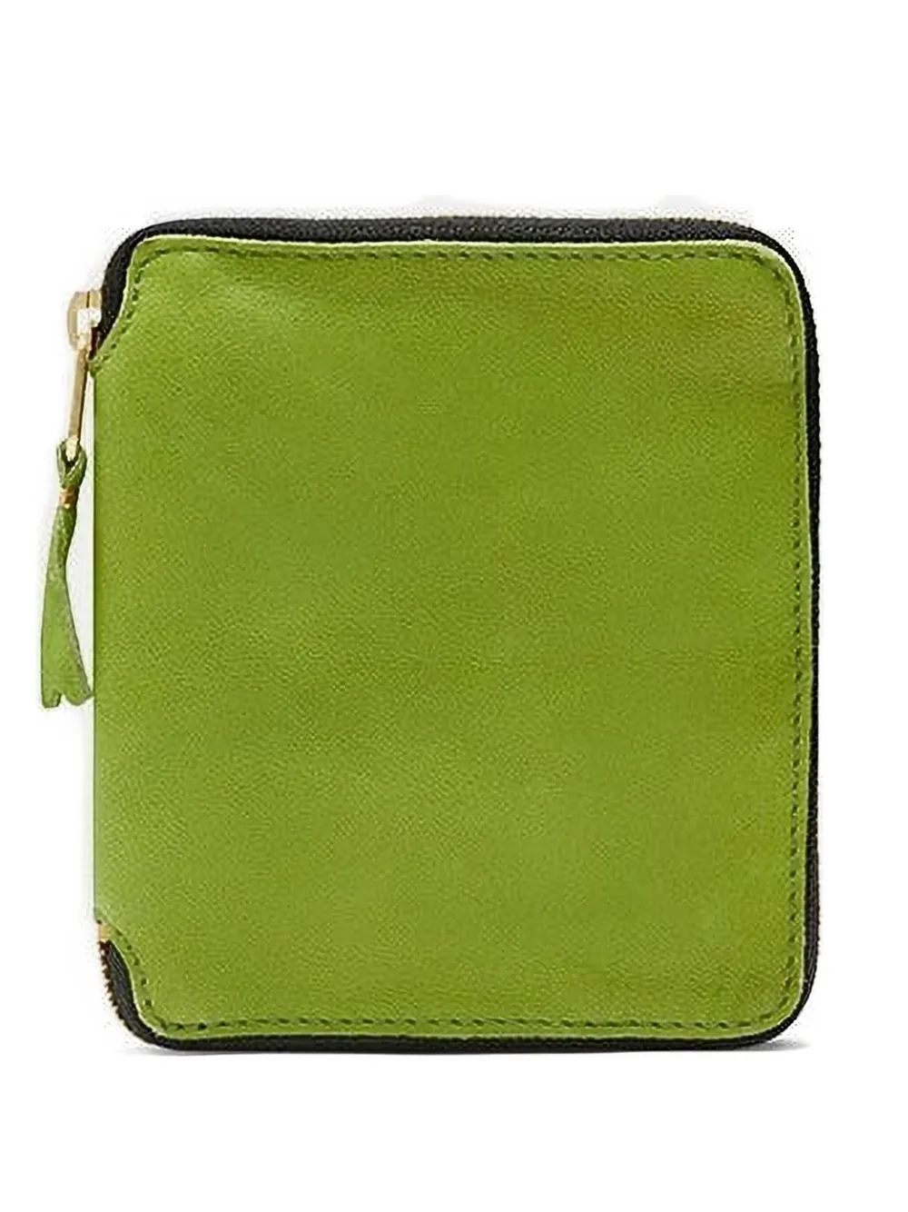 Comme Des Garçons Wallet zip leather wallet - グリーン Comme Des Garçons Wallet zip leather wallet - グリーン