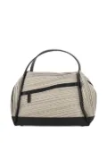 Pleats Please Issey Miyake pleated zip tote bag - Neutrals