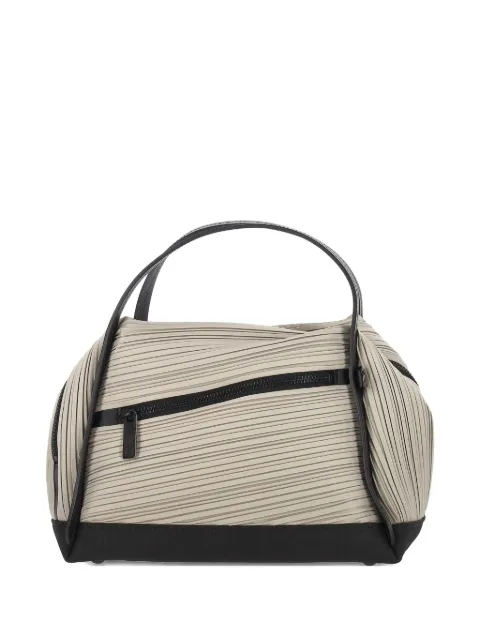 Pleats Please Issey Miyake pleated zip tote bag