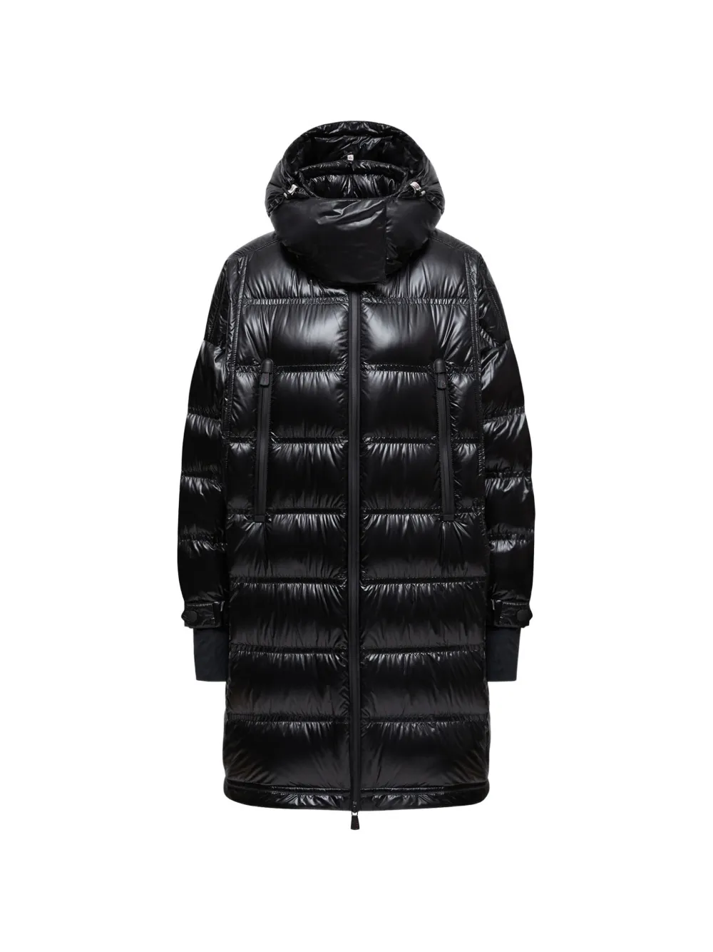 Moncler Grenoble Rochelairs gewatteerd jack met capuchon Zwart