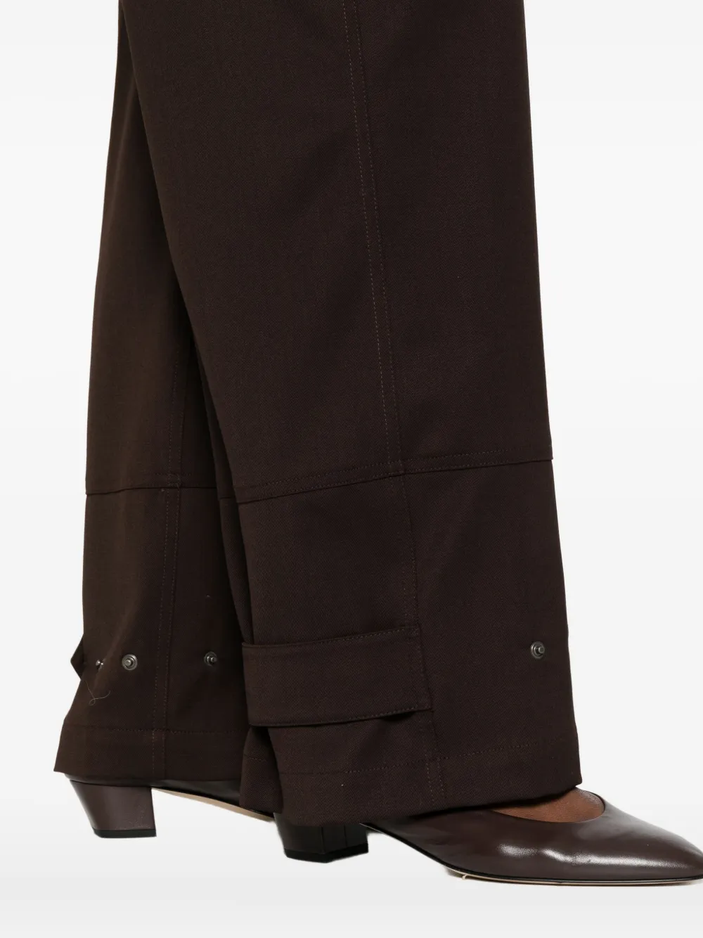 PT Torino Cargo broek met studs Bruin