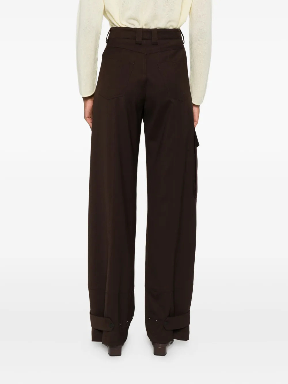 PT Torino Cargo broek met studs Bruin