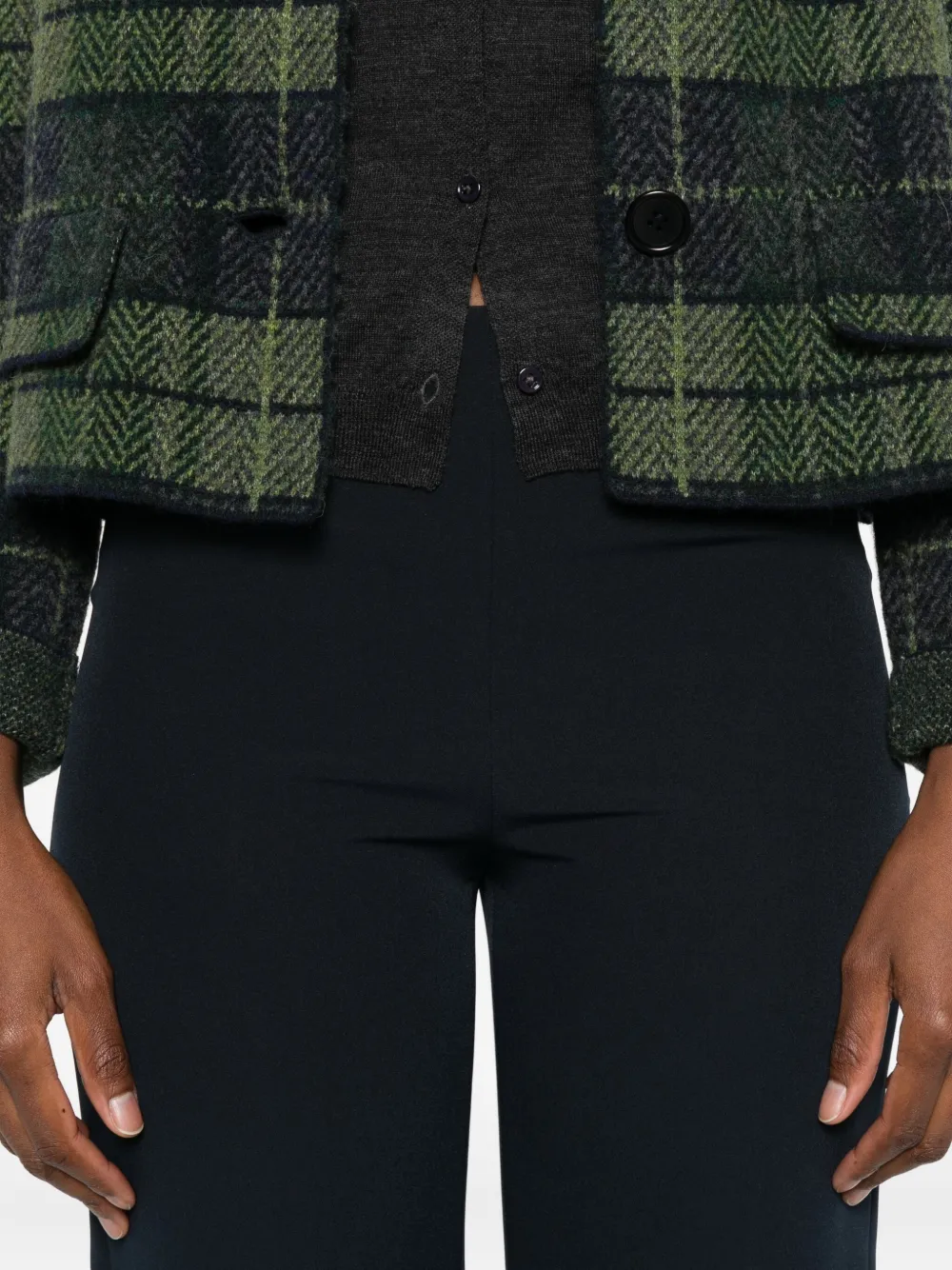 PT Torino Broek met verborgen sluiting Blauw