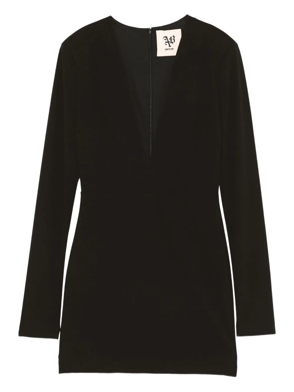Aniye By V-neck Mini Dress In Black