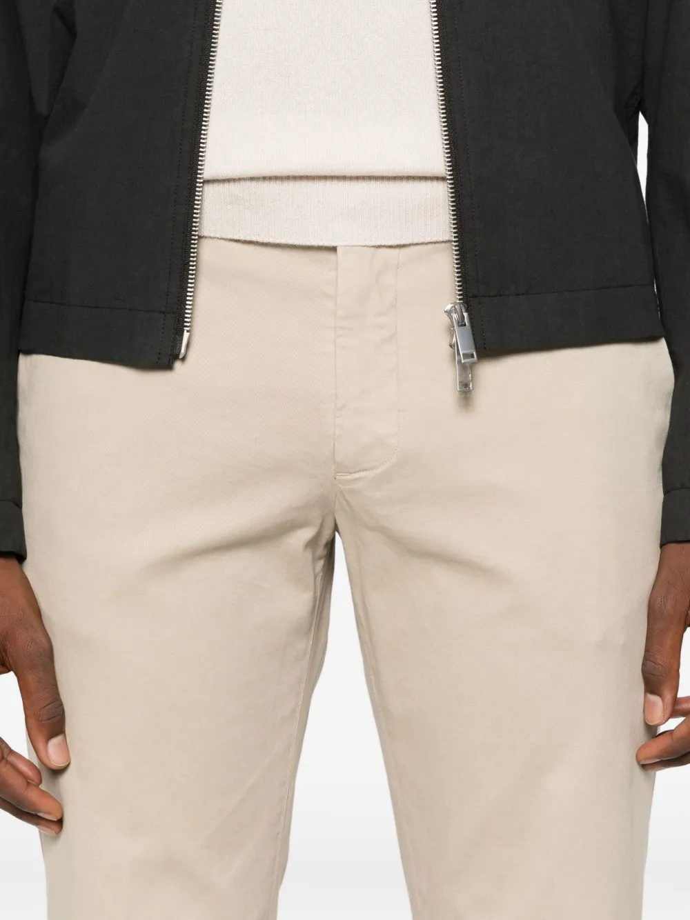 michael coal Broek met knoopsluiting Beige