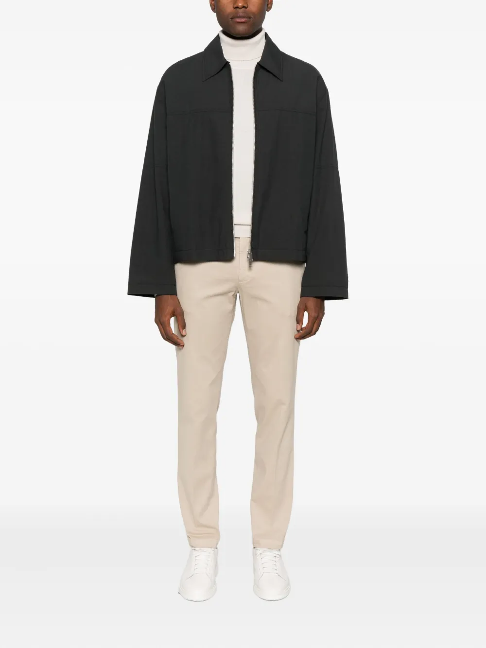 michael coal button-fastening trousers | Regular-Fit & Straight Leg Pants | Image 2