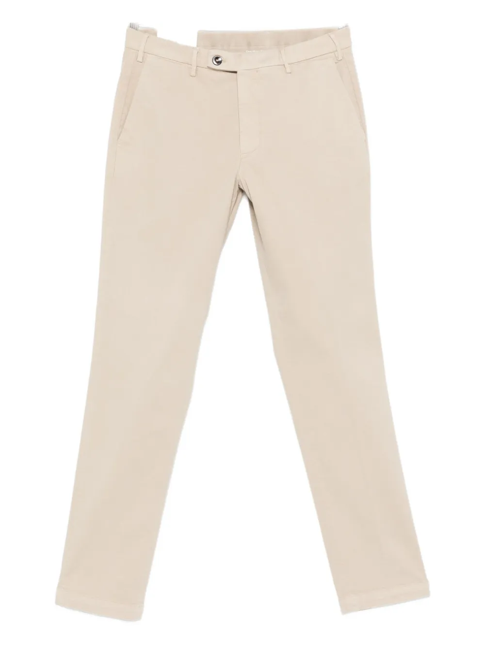 michael coal button-fastening trousers | Neutrals | Image 1