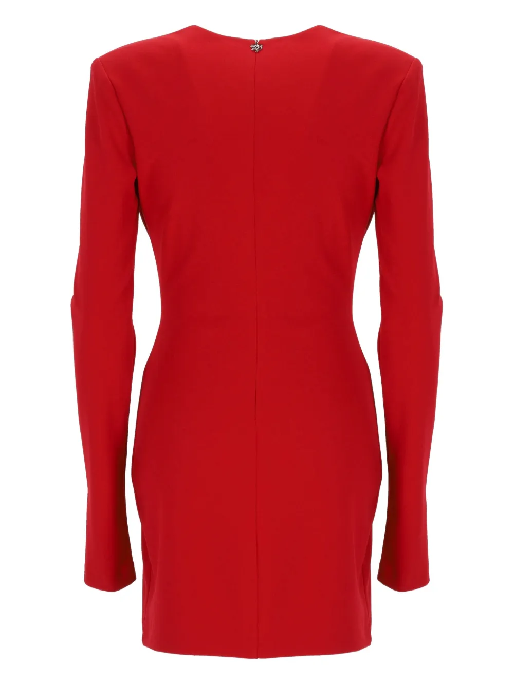 Aniye By Deep V-neck Long-sleeved Dress In Red