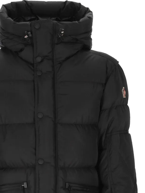 Moncler Grenoble Kasanka Hooded Padded Jacket | Black | FARFETCH TR