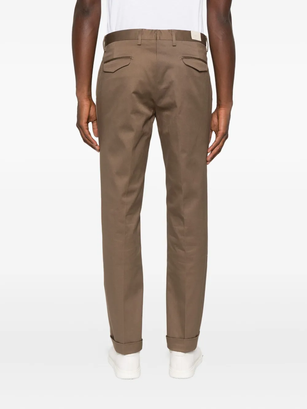 Briglia 1949 Geplooide broek met cuffs Bruin