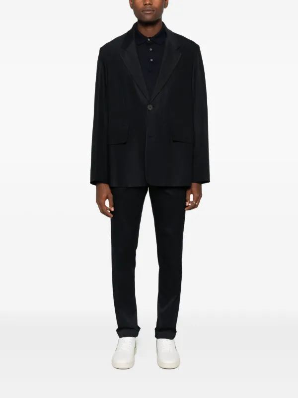 Gran Sasso Wool Polo Sweater | Black | FARFETCH JO